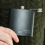 Personalised Dad Established Hip Flask, thumbnail 1 of 11
