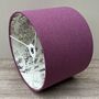 Purple Double Sided Botanical Lampshades, thumbnail 8 of 10
