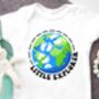 Earth Print Baby Bodysuit, thumbnail 1 of 3