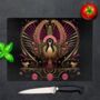 Art Deco Glass Chopping Board Celestial Aviary One, thumbnail 1 of 8