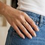 Hexagon Ring Gold, thumbnail 3 of 7