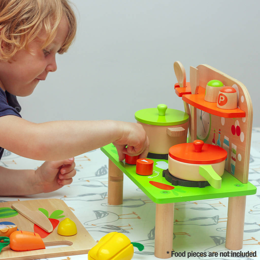 Wooden Kitchen Toy By Bee Smart