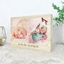 Personalised Freestanding Two Photo Giant Wooden Block 15cm X 21cm Landscape, thumbnail 1 of 5
