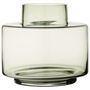 Hedria Laurel Green Handmade Glass Vase, thumbnail 2 of 3