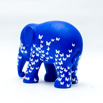 'Travel Light Butterfly Lover' Hand Decorated Elephant, 10 of 12