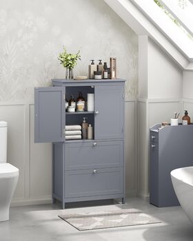 Bathroom Cabinet Freestanding Kitchen Storage Unit, 9 of 11