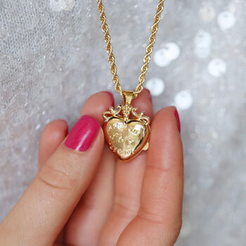 'A Token of Love' Heart Locket Necklace, 7 of 12