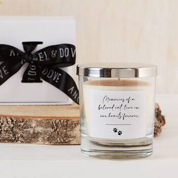 'Memories Of A Beloved Cat' Gift Boxed Candle With Lid, 2 of 3