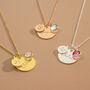Personalised Birthday Disc Name Necklace, thumbnail 7 of 12