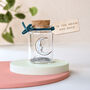 To The Moon And Back Crescent Moon Message Bottle, thumbnail 2 of 6