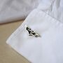Bat Emblem Cufflinks Black Stainless Steel Batman Cufflinks Gift For Him, thumbnail 1 of 5