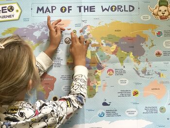 Child's World Map, 3 of 4