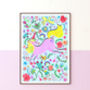 Lilac Unicorn Nursery Print Set – Set Of Two Or Three Whimsical Wall Art Prints, thumbnail 8 of 12