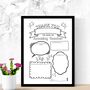 Thank You Teacher Gift Colouring Page Digital Download, thumbnail 2 of 5