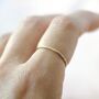 9ct Solid Gold Stackable Ring, thumbnail 5 of 6