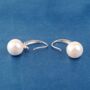 Genuine Freshwater Pearl Drop Hook Earrings, thumbnail 6 of 7