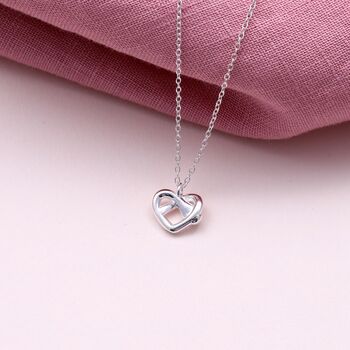 Sterling Silver Granddaughter Happiness Necklace, 3 of 5