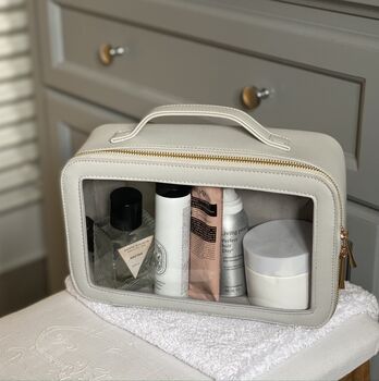 Toiletry Travel Case With Clear Front, 4 of 5