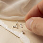 Sterling Silver Satellite Studs, thumbnail 4 of 5