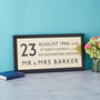 Golden Wedding Anniversary Personalised Bus Blind, thumbnail 1 of 1
