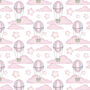 Hot Air Balloon Gift Wrapping Paper Available In Blue Or Pink, thumbnail 9 of 11