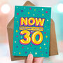 Funny 30th Epic Milestone Birthday Card, thumbnail 3 of 4