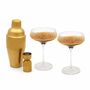 Martini Cocktail Gift Set In Soft Gold Finish, thumbnail 2 of 5
