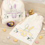Personalised Bunny Banner Easter Bag, thumbnail 1 of 4