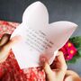 Personalised Origami Heart Letter Photo Gift For Mum, thumbnail 3 of 6