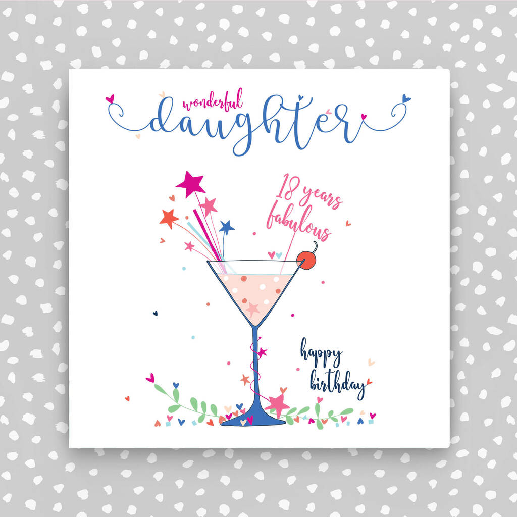 Daughter 18th Birthday Card