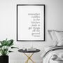 Personalised Minimalist Quote Print, thumbnail 1 of 4