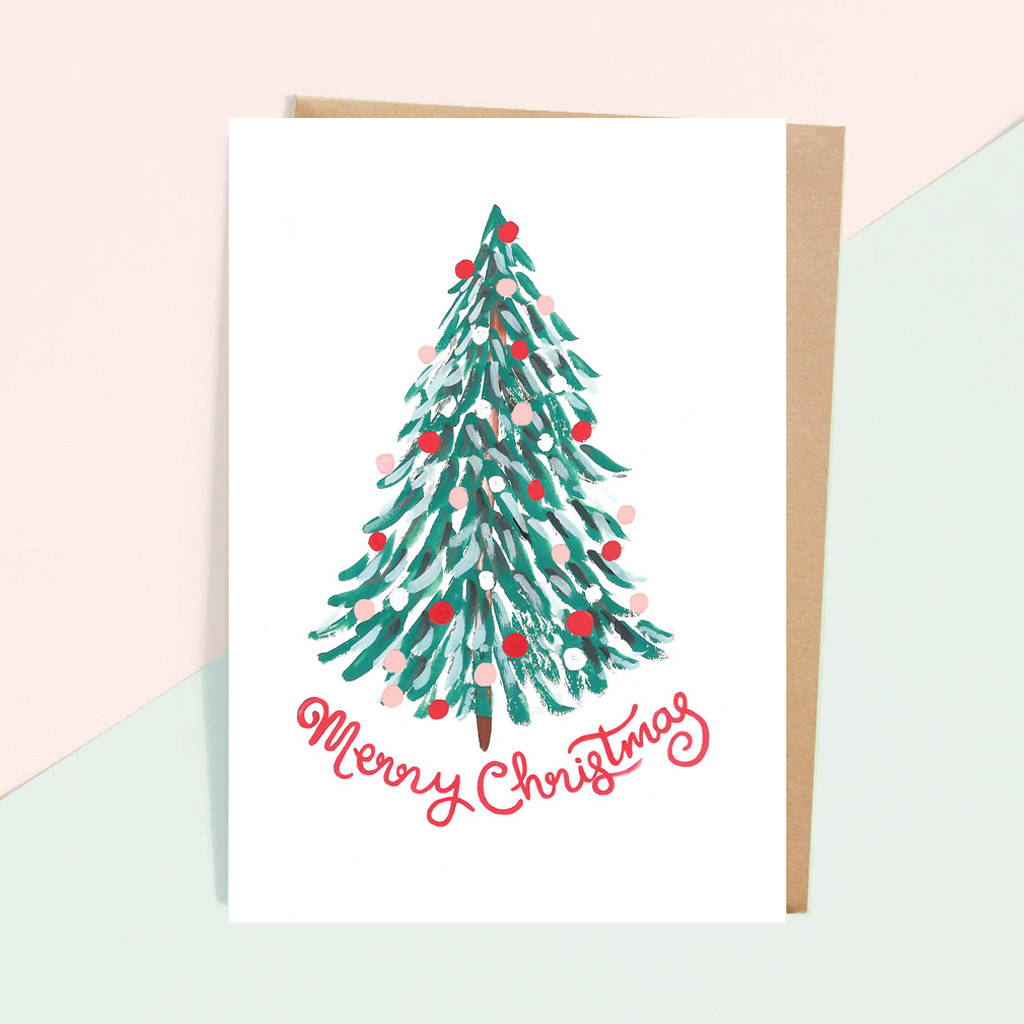 Vintage Inspired Christmas Tree Card By Jade Fisher