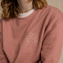 Embroidered Starsign Breast Pocket Sweatshirt, thumbnail 1 of 8
