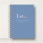 Personalised 'Lists' Journal Or Notebook, thumbnail 6 of 10