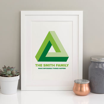 Personalised Impossible Family Print, 3 of 6