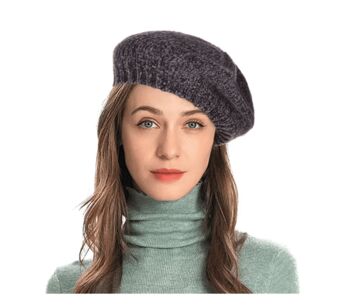 Chemo Headwear Soft Chenille Beret Cap Beanie Hat, 3 of 8