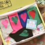 Christmas Heart Socks Letterbox Gift Set Five Pairs Bestseller, thumbnail 6 of 10