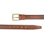 Personalised Groomsmen's Leather Belt. 'The Gianni B', thumbnail 9 of 12