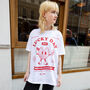 Lucky Day Fortune Cookies Unisex White T Shirt, thumbnail 1 of 4