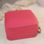 Stocking Filler Portable Jewellery Box Pink, thumbnail 4 of 8