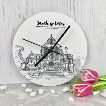Personalised Wedding Venue Clocks, 2 of 4