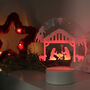 Christmas Nativity Scene LED Light Decoration, thumbnail 3 of 8