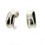Sterling Silver Molten Hoop Earrings, thumbnail 1 of 4