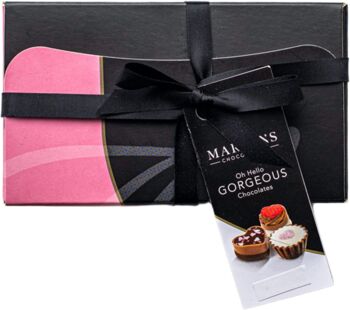 Valentine's Chocolate Ballotin 330g Chocolate Gift Box, 3 of 4