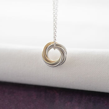 60th Gold And Silver Necklace, 3 of 12