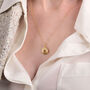 Solar Circle Necklace Sterling Silver, thumbnail 2 of 3