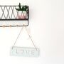 Love Hanging Wooden Sign, Valentines Love Sign, thumbnail 1 of 2