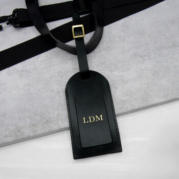 Handmade Personalised Leather Luggage Tag, 2 of 7