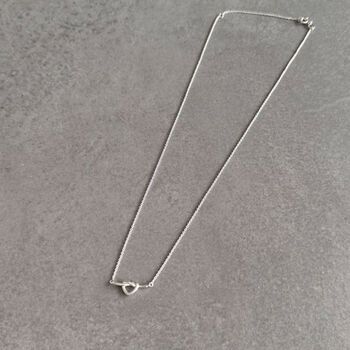 Thank You Heart Knot Necklace – Bridesmaid Or Wedding Party Gift, 4 of 12