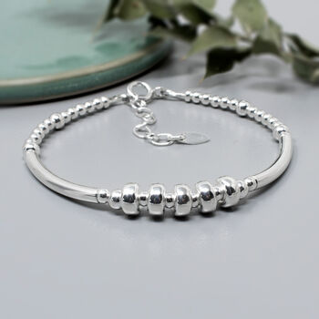 50th Birthday Bracelet, Kate, Sterling Silver, 2 of 5